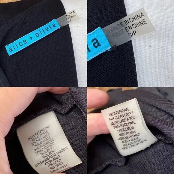 Alice and Olivia Short Sleeve Goddess Dress small - Picture 11 of 11